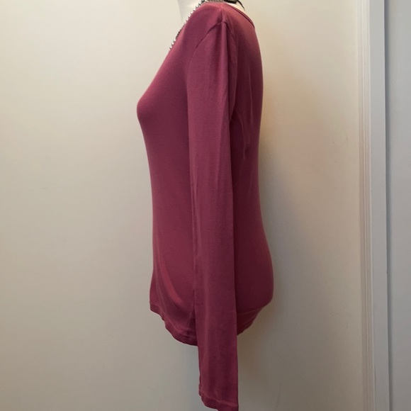 Halogen Ribbed V-Neck Tee - Picture 10 of 15